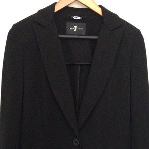 XS 7 FOR ALL MANKIND Blazer Jacket
